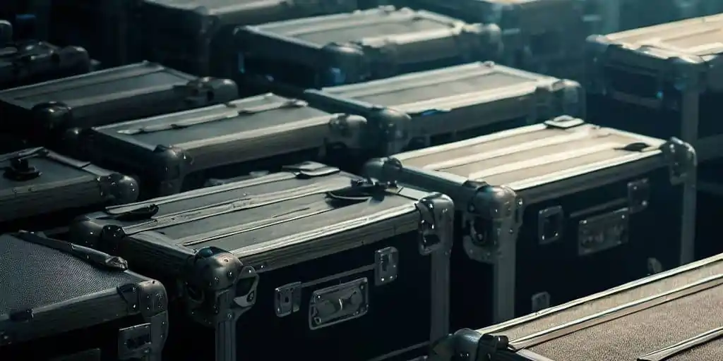 Skrzynie transportowe na sprzęt oświetleniowy